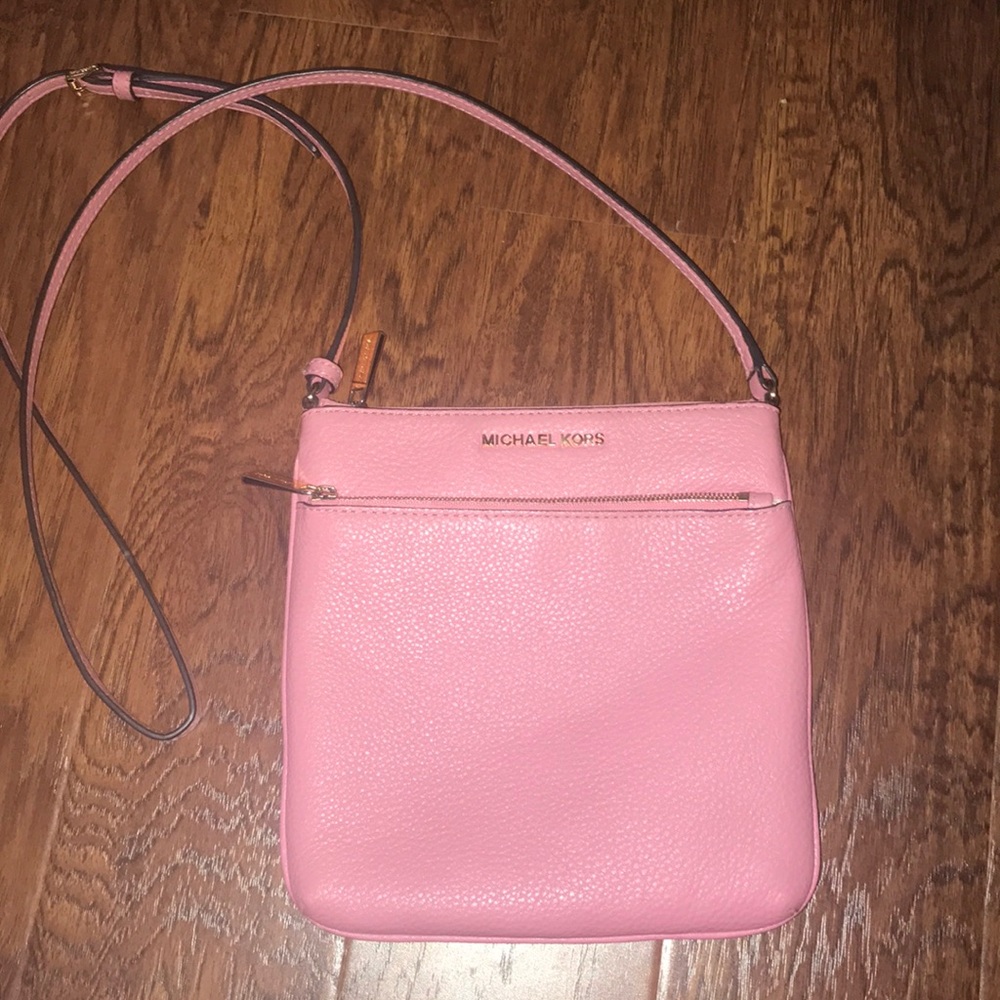Michael Kors pink small cross body